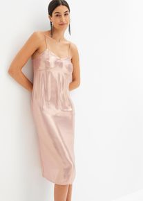 Abito in satin fine, rosa, Taglia 42, bonprix