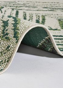 Tappeto da interno ed esterno con fantasia a zig-zag - Verde - Taglia 60x110 cm - bonprix