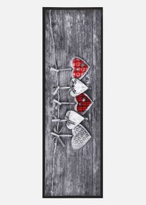 Zerbino con cuori - Grigio - Taglia 38x59 cm - bonprix