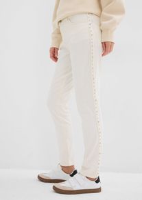 Jeans boyfriend cropped vita media - Beige - Taglia 42 - bonprix