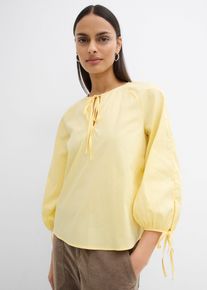 Tunica con laccetti, Giallo, Taglia 58, bonprix
