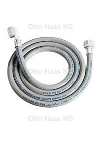 HAAS Zulaufschlauch 1718 3/8", Wandstärke 3,5mm, 2,5 m, Kunststoff, für Wasch- und Spülmaschine, mit Dichtung