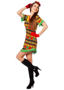 Déguisement coloré Fiesta Mexicana pour femme