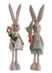 Figurine décorative Lapin Lou 44cm