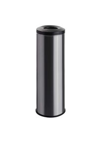 Poubelle anti-feu 30l acier inoxydable | argent