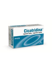 CICATRIDINA vaginálne čapíky 10 x 2 g