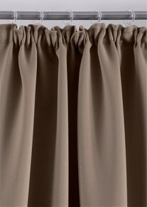 bonprix Sötétítő függöny sokféle méretben (1 db), barna, mag./szél.: 225/130 cm