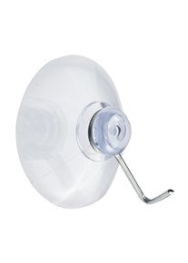 100 Suction hooks 20 mm, soft PVC, transparent