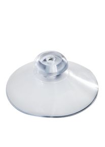 100 Mushroom suction cups 40 mm | 14 mm, soft PVC, transparent