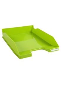 Exacompta Vaschetta portacorrispondenza Combo Midi 113225D, in PS, (PxlxAlt) 34,6 x 25,5x 6,5 cm, capacità 500 fogli, Verde anice. Conf. da 6 pz.