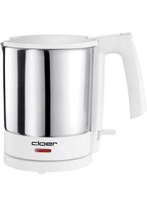 Cloer 4701 tetera eléctrica 1,5 L 1800 W Acero inoxidable, Blanco