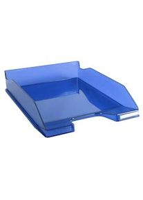 Exacompta Vaschetta portacorrispondenza Combo Midi 113260D, in PS, (PxlxAlt) 34,6 x 25,5x 6,5 cm, capacità 500 fogli, Blu reale . Conf. da 6 pz.