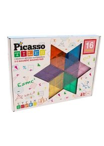 PicassoTiles 16-teiliges Magnetische Bausteine Set