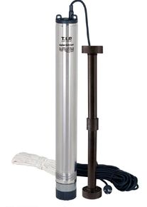 TIP Tiefbrunnenpumpe »BigWell 90/53 AUT« in schwarz, Größe 0