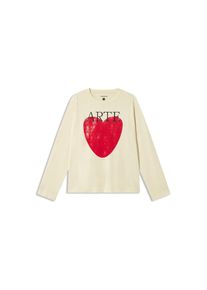 thinking mu Dames Shirt ' ART LOVE ' offwhite L