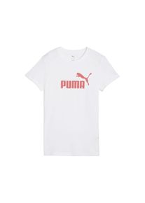 Puma Dames Functioneel shirt 'ESS No. 1' watermeloen rood / wit XS
