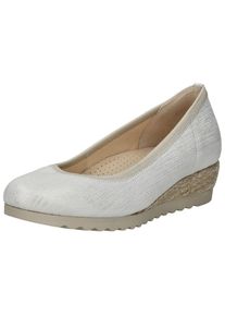 Gabor Dames Pumps zilver / wit 35