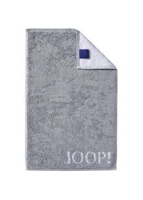 JOOP! Classic Doubleface Ręczniczek kolor srebrny Ręczniki frotte Unisex