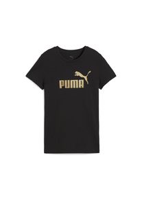 Puma Koszulka funkcyjna 'ESS No. 1' dla kobiet złoty / czarny Rozmiar S