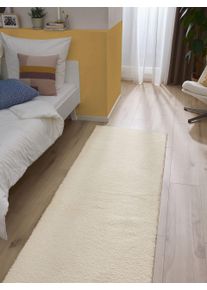benuta Nest Chodnik Soda biały 80x240 cm Uni