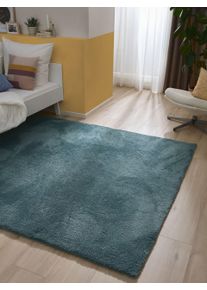 benuta Nest Langh&aring;ret teppe Soda Blauw 120x170 cm Uni