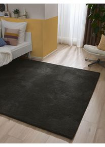 benuta Nest Nukka matto Soda Musta 80x150 cm Schwarz Uni