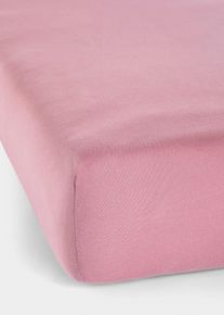 Jersey hoeslaken - roze - maat 100x200 cm - 100% katoen - bonprix