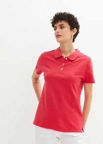 Poloshirt - rood - maat 36/38 (S) - met katoen - bonprix