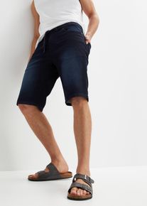 Sweat jeans bermuda met comfort fit regular fit - blauw - maat 54 - met katoen - bonprix