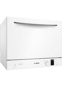 Bosch SKS62E32EU Stand-Geschirrspüler 55cm breit 6 Maßgedecke AquaStop Glasschutz weiß