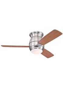 Westinghouse Halley Deckenventilator K&uuml;hler L&uuml;fter Beleuchtung &Oslash;122cm nickel