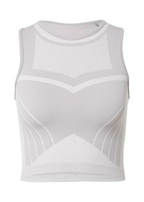 River Island Dames Top grijs / wit XXL