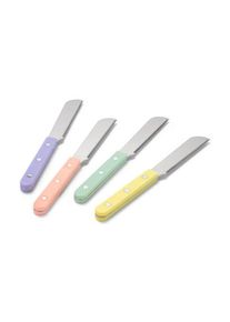 4 Frühstücksmesser - Tchibo - Silber - Edelstahl