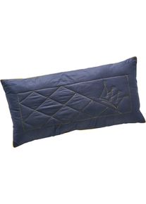 Microfaser Kissen mit Krone medium - grau - Größe 80x80 cm - Microfaser- bonprix
