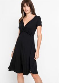 Shirtkleid, schwarz, Größe 36/38 (S), Viskose, bonprix