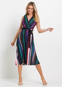 Shirtkleid mit Bindeband, schwarz, Größe 36/38 (S), bonprix