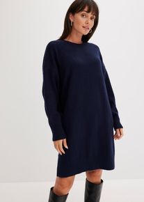 Oversize-Strickkleid, blau, Größe 36/38 (S), bonprix