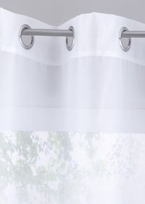 Gardine aus leichtem Voile (1er Pack), wei&szlig;, Gr&ouml;&szlig;e 175x140 cm, bonprix