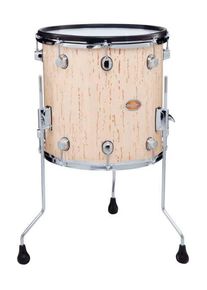 Tom Basse drum-tec pro-s 14" x 14" (ice birch)