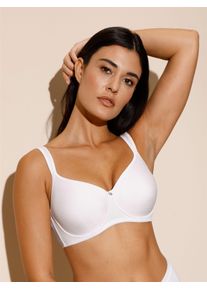 Swegmark Damen Schalen-BH mit Bügel in weiß ,Größe 80E, Witt, 75% Polyamid, 25% Elasthan