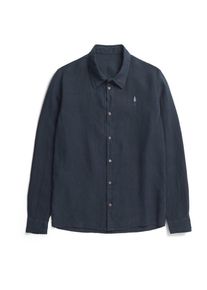 NIKIN TreePlanter Shirt Linen Overhemd (XL |blauw)