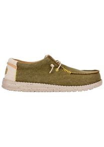 HeyDude Wally Coastline Jute Sneakers Heren (43 |olijfgroen/beige)