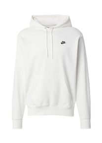 Nike Sportswear Heren Sweatshirt 'Club Fleece' ecru / zwart S