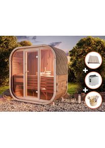 FinnTherm Sauna complete set barrelsauna Ellipso M