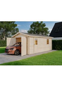 Alpholz houten garage model A-40 TE