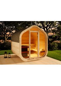 FinnTherm ScandiCube Wave Comfortissimo barrelsauna