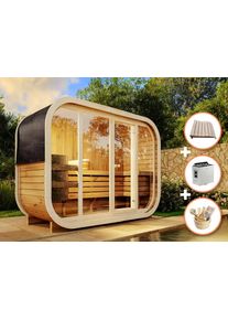 FinnTherm Complete saunaset Barrelsauna Ellipso L
