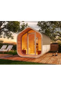 FinnTherm ScandiCube Wave Deluxe barrelsauna