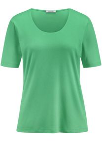 efixelle - Shirt met ronde hals, groen, Maat 36, katoen