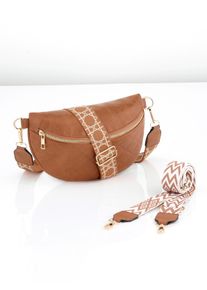 Dames Handtas in bruin ,maat 0, WITT, 80% Polyvinylchloride, 20% Polyester